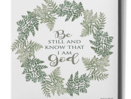 Be Still Wreath  by Cindy Jacobs, Canvas Wall Art Supply