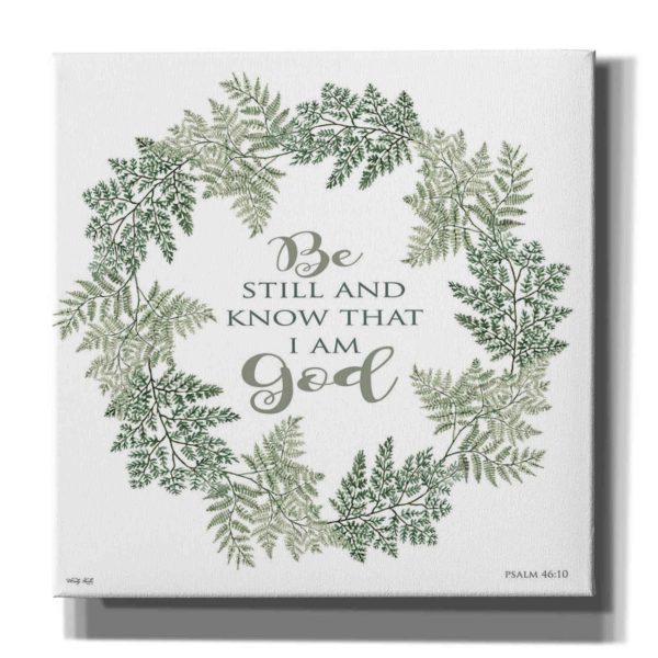 Be Still Wreath  by Cindy Jacobs, Canvas Wall Art Supply