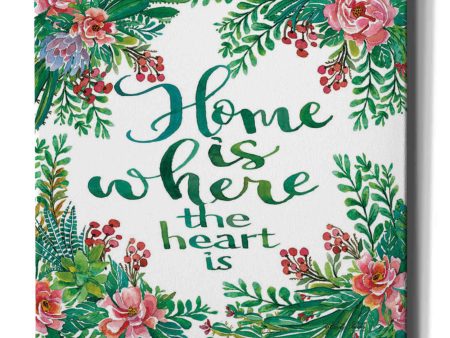 Home Is Succulents  by Cindy Jacobs, Canvas Wall Art For Sale