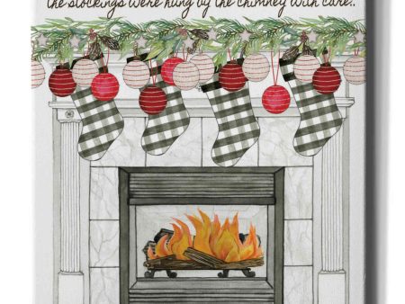 The Stockings Were Hung  by Cindy Jacobs, Canvas Wall Art Fashion