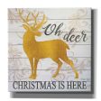 Oh Deer Christmas is Here  by Cindy Jacobs, Canvas Wall Art Hot on Sale