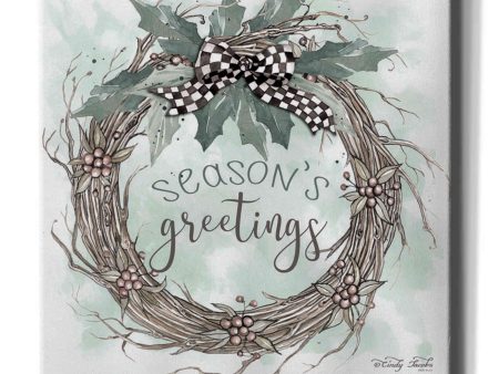 Season s Greetings  by Cindy Jacobs, Canvas Wall Art Hot on Sale