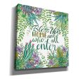 Bless This Home Succulents  by Cindy Jacobs, Canvas Wall Art Discount