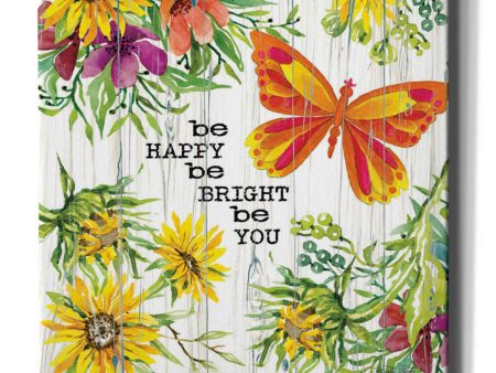 Be Happy  by Cindy Jacobs, Canvas Wall Art Online Hot Sale