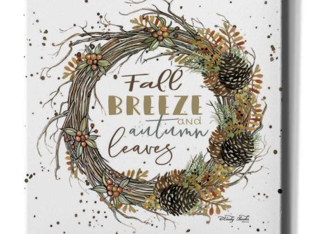 Fall Breeze Wreath  by Cindy Jacobs, Canvas Wall Art Supply