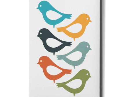 Playful Birds  by Ayse, Canvas Wall Art Hot on Sale