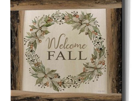 Welcome Fall Wreath  by Cindy Jacobs, Canvas Wall Art Supply