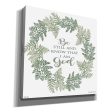 Be Still Wreath  by Cindy Jacobs, Canvas Wall Art Supply