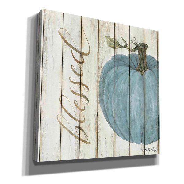 Blessed Blue Pumpkin  by Cindy Jacobs, Canvas Wall Art For Discount