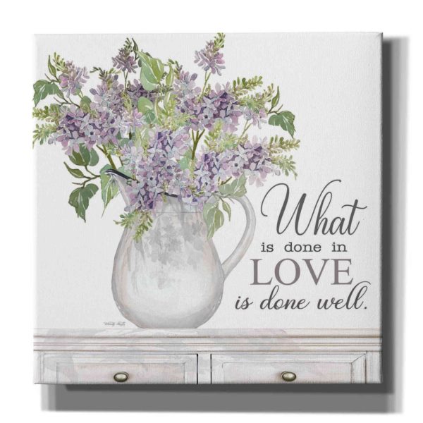 What is Done in Love  by Cindy Jacobs, Canvas Wall Art For Sale