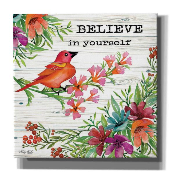 Believe in Yourself  by Cindy Jacobs, Canvas Wall Art Fashion