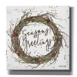 Seasons Greetings Wreath II  by Cindy Jacobs, Canvas Wall Art Fashion