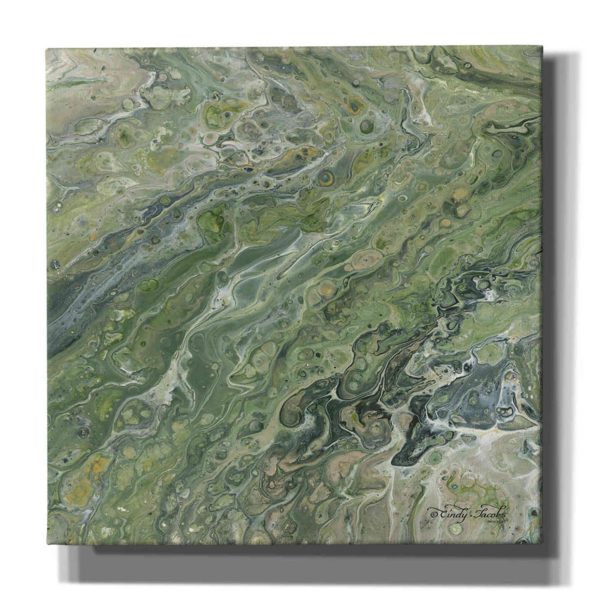 Abstract in Seafoam II  by Cindy Jacobs, Canvas Wall Art Online Hot Sale