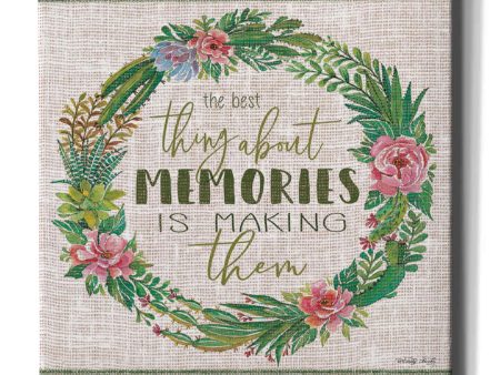 Making Memories Succulent Wreath  by Cindy Jacobs, Canvas Wall Art Online Sale