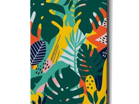 Tropical Leaves One  by Ayse, Canvas Wall Art Online Sale