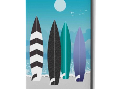 Surfboards  by Ayse, Canvas Wall Art Hot on Sale