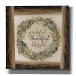 Thankful Fall Wreath  by Cindy Jacobs, Canvas Wall Art Discount