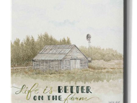 Life is Better on the Farm  by Cindy Jacobs, Canvas Wall Art Discount