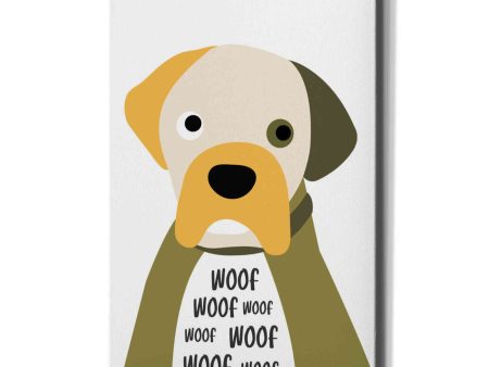 Woof  by Ayse, Canvas Wall Art For Discount