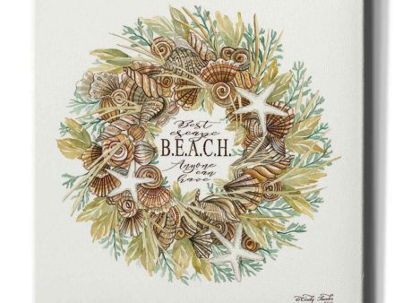 Best Escape Shell Wreath  by Cindy Jacobs, Canvas Wall Art on Sale