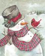 ART1341 - Snowman and Cardinal Friends - 12x16 Supply