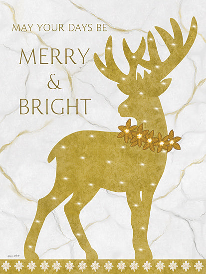 ALP2506 - Merry & Bright Reindeer - 12x16 Online now