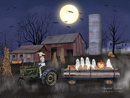 BJ1363 - Haunted Hayride - 16x12 Fashion