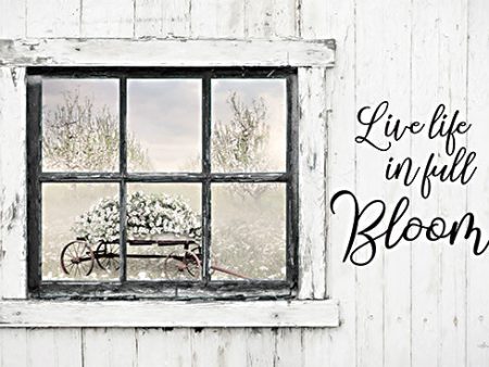 LD3123 - Live Life in Full Bloom - 18x12 Cheap