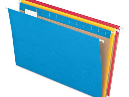 Colored Hanging Folders, Letter Size, 1 5-cut Tabs, Five-color Assortment, 25 box Hot on Sale