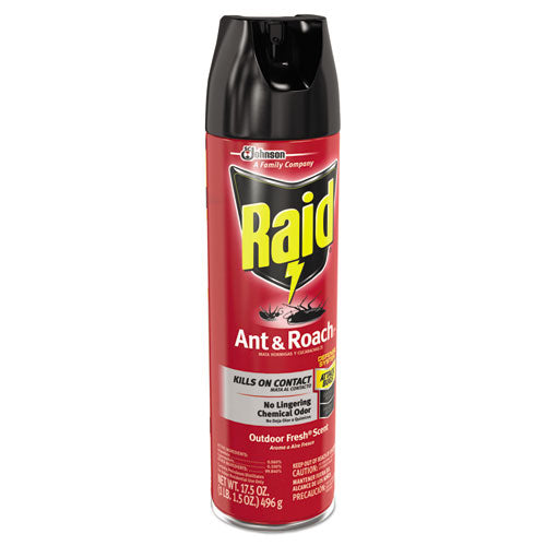 Ant And Roach Killer, 17.5 Oz Aerosol Spray, Outdoor Fresh, 12 carton Fashion