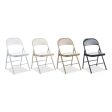 Armless Steel Folding Chair, Supports Up To 275 Lb, Taupe Seat, Taupe Back, Taupe Base, 4 carton on Sale