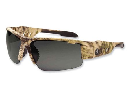 Skullerz Dagr Safety Glasses, Kryptek Highlander Nylon Impact Frame, Anti-fog Smoke Polycarbonate Lens For Discount