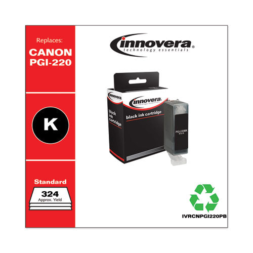 Remanufactured Black Ink, Replacement For Pgi-220 (2945b001), 324 Page-yield Hot on Sale