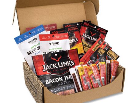 Big Beef Jerky Box, 29 Assorted Snacks box Hot on Sale