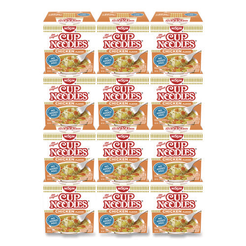 Cup Noodles, Chicken, 2.25 Oz Cup, 12 carton Online Hot Sale