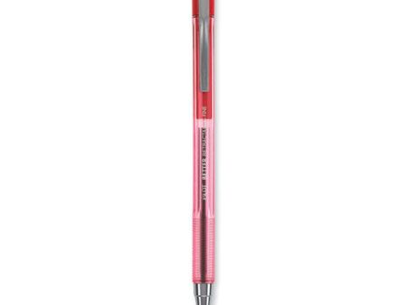 Better Ballpoint Pen, Retractable, Fine 0.7 Mm, Red Ink, Translucent Red Barrel, Dozen Online Hot Sale