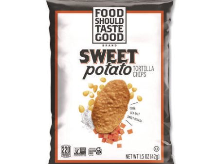 Tortilla Chips, Sweet Potato With Sea Salt, 1.5 Oz, 24 carton Online Sale