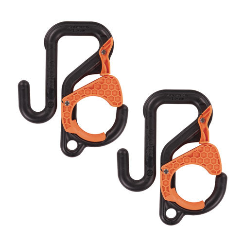 Squids 3178 Locking Aerial Bucket Hook, Tethering Point, 8.27 X 6.69 X 2.17, Black orange, Supports 40 Lbs, 2 pack Hot on Sale