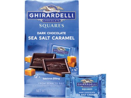 Dark And Sea Salt Caramel Chocolate Squares, 5.32 Oz Packs, 3 Count Fashion