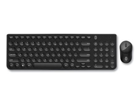 Pro Wireless Keyboard And Optical Mouse Combo, 2.4 Ghz Frequency, Black For Cheap