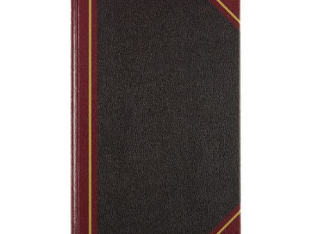 Texthide Record Book, 1-subject, Medium college Rule, Black burgundy Cover, (500) 14 X 8.5 Sheets For Cheap