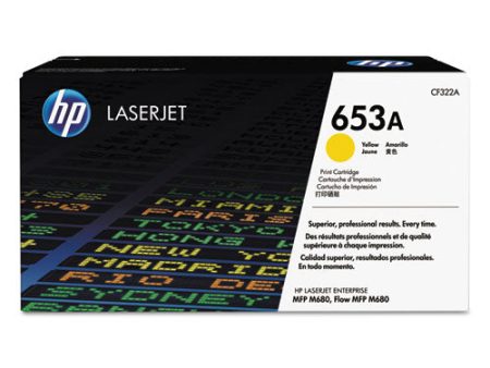 Hp 653a, (cf322a) Yellow Original Laserjet Toner Cartridge Cheap