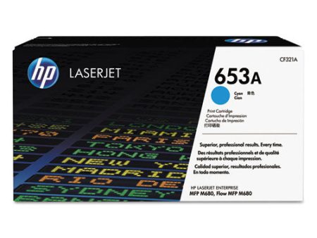 Hp 653a, (cf321a) Cyan Original Laserjet Toner Cartridge For Sale