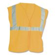 Ansi Class 2 Hook And Loop Safety Vest, Large, Hi-viz Orange Fashion