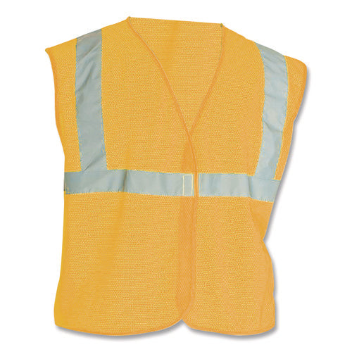 Ansi Class 2 Hook And Loop Safety Vest, Large, Hi-viz Orange Fashion