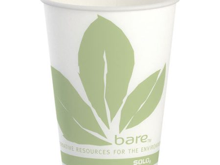 Bare Eco-forward Paper Cold Cups, 9 Oz, Green white, 100 sleeve, 20 Sleeves carton For Discount