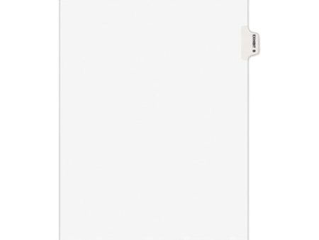 Avery-style Preprinted Legal Side Tab Divider, 26-tab, Exhibit B, 11 X 8.5, White, 25 pack, (1372) on Sale