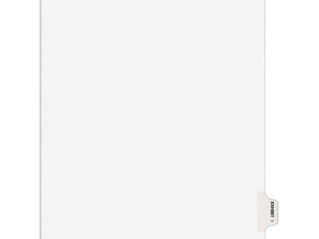 Avery-style Preprinted Legal Side Tab Divider, 26-tab, Exhibit I, 11 X 8.5, White, 25 pack, (1379) Hot on Sale