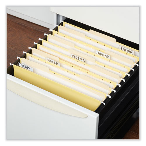 Deluxe Bright Color Hanging File Folders, Letter Size, 1 5-cut Tabs, Yellow, 25 box on Sale