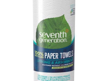 100% Recycled Paper Kitchen Towel Rolls, 2-ply, 11 X 5.4, 156 Sheets roll, 24 Rolls carton Online Hot Sale